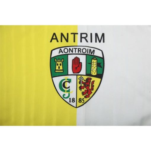 Antrim GAA Flag 18"x24" with stick
