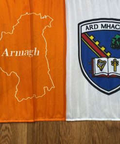 Armagh GAA Flag 12"x18" with stick