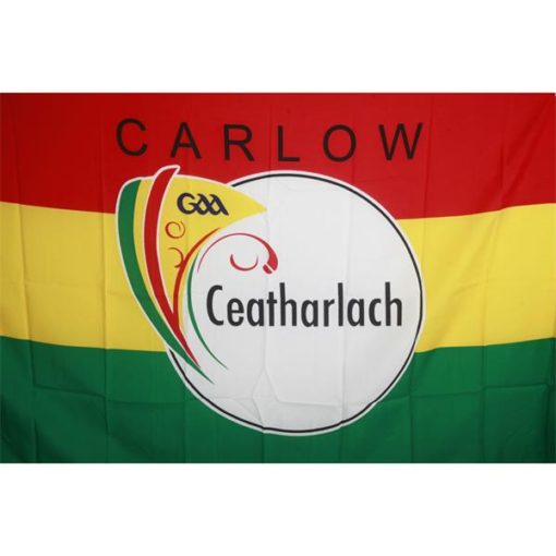 Carlow GAA Flag 12"x18" with stick