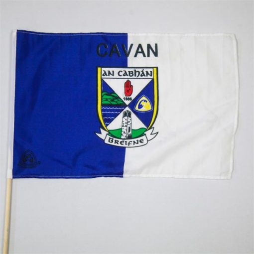 Cavan GAA Flag 12"x18" with stick