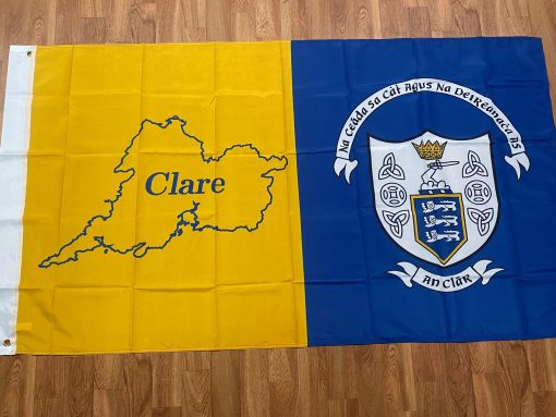 Clare GAA Car Flag (MAP)