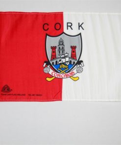 Cork GAA Flag 3ft x 2ft with stick