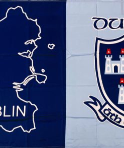 Dublin GAA Flag 5ft x 3ft (MAP)