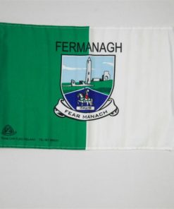 Fermanagh GAA Flag 12"x18" with stick