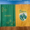 Kerry GAA Flag (stars) 12"x18" with stick