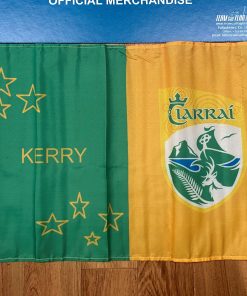 Kerry GAA Flag (stars) 12"x18" with stick
