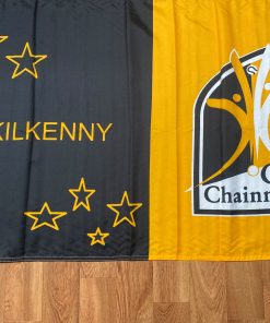 Kilkenny GAA Flag (Stars) 3ft x 2ft with stick