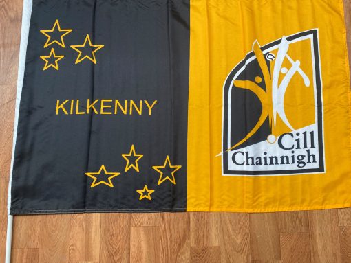 Kilkenny GAA Flag (Stars) 3ft x 2ft with stick
