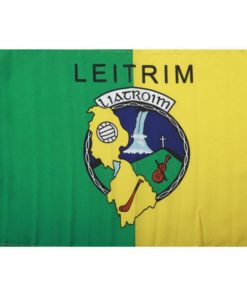Leitrim GAA Flag 12"x18" with stick