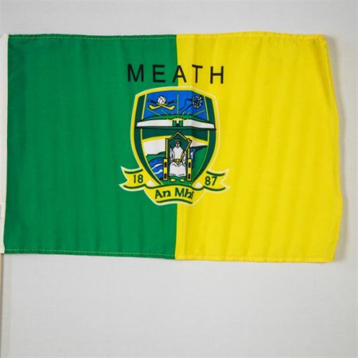 Meath GAA Flag 12"x18" with stick