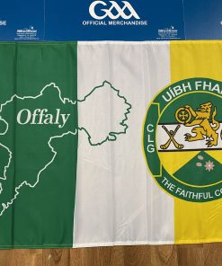 Offaly GAA Flag (Map)3ft x 2ft with stick