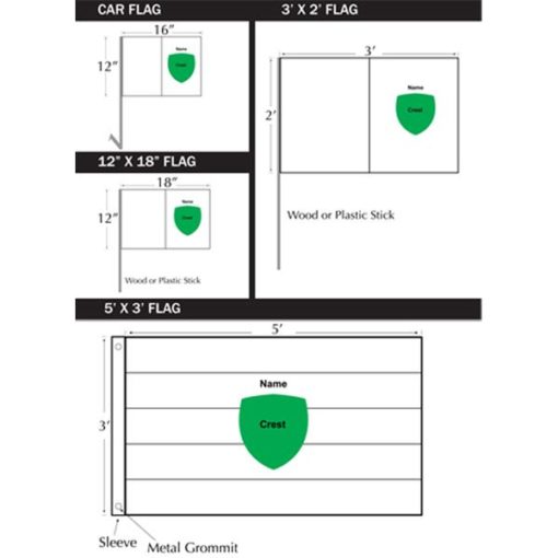 Clare GAA Car Flag (MAP) - Image 3