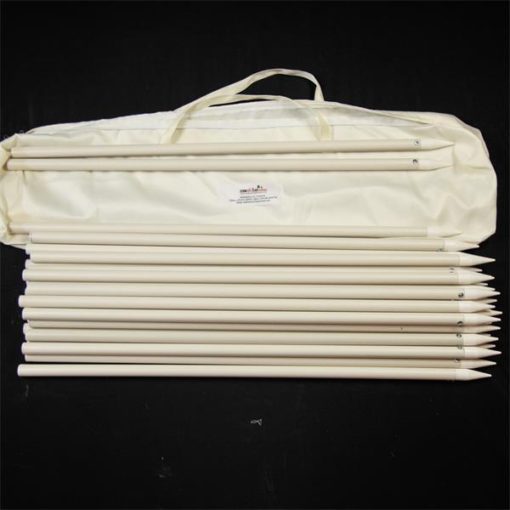 Set of Rigid Poles for Pitch Flags (28) (including bag) - Not including pitch flags