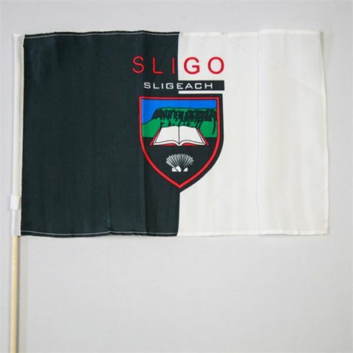 Sligo GAA Flag 3ft x 2ft with stick