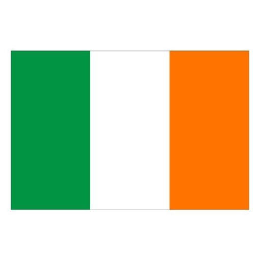 Irish Tri Colour Flag 12"x18" with stick - Image 2