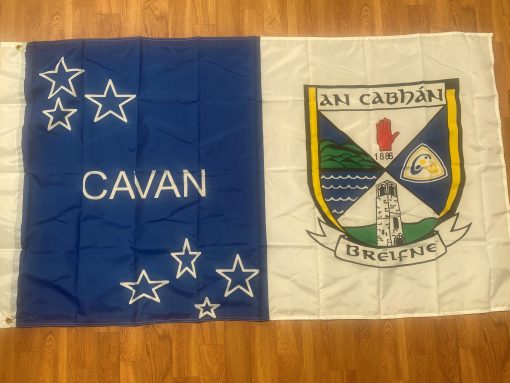 CAVAN GAA FLAG (STARS) 5FT X 3FT - Image 3