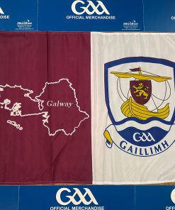 Galway GAA Flag (Map) 3ft x 2ft with stick