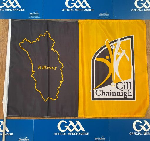 Kilkenny GAA Flag (Map) 3ft x 2ft with stick