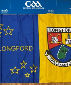 Longford GAA Flag (Stars) 3ft x 2ft with stick