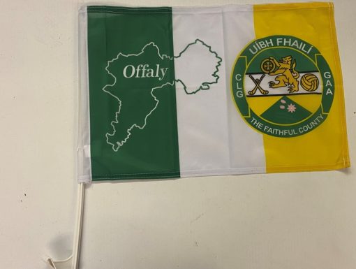 Offaly GAA Car Flag (Map) - Image 4