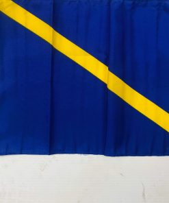 Blue/Gold Sash 12" x 18" Supporters Flag
