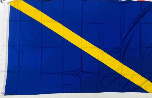 Blue/Gold  Sash 5ft x 3ft