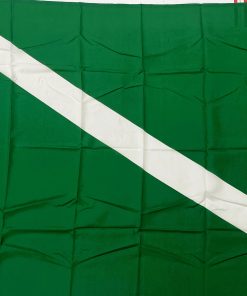 Green/White  Sash 5ft x 3ft