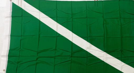 Green/White  Sash 5ft x 3ft
