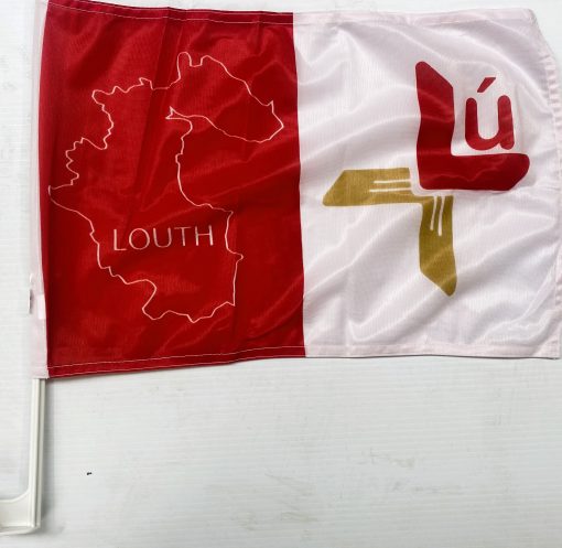 Louth GAA Car Flag (Map)