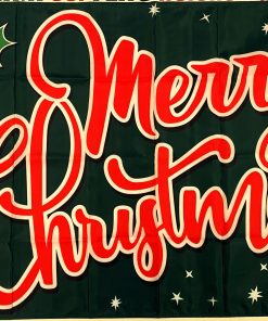 CHRISTMAS 5FT X 3FT FLAG - HOLLY