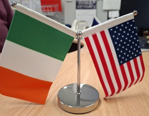 DUAL TABLE FLAGS - IRELAND & USA - Image 4
