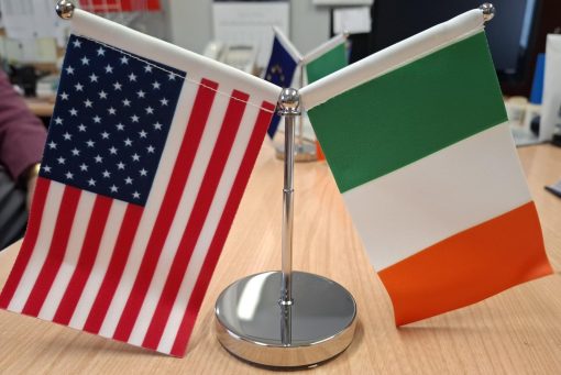 DUAL TABLE FLAGS - IRELAND & USA - Image 3