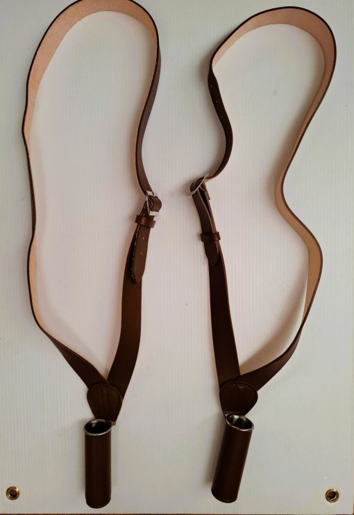 Brown Leather Parade Flag Holster - Image 7