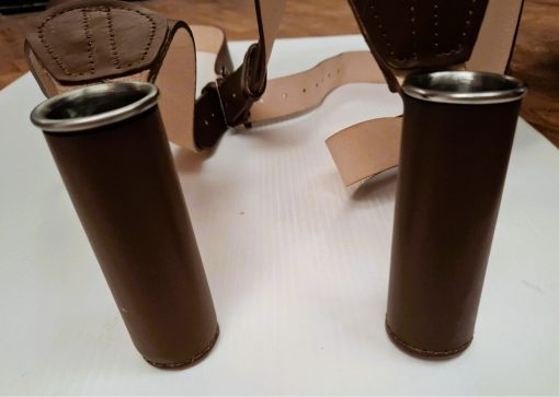 Brown Leather Parade Flag Holster - Image 8